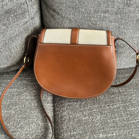 🎉Host Pick🎉 Tory Burch Canvas and Leather Bag - Picture 14 of 15